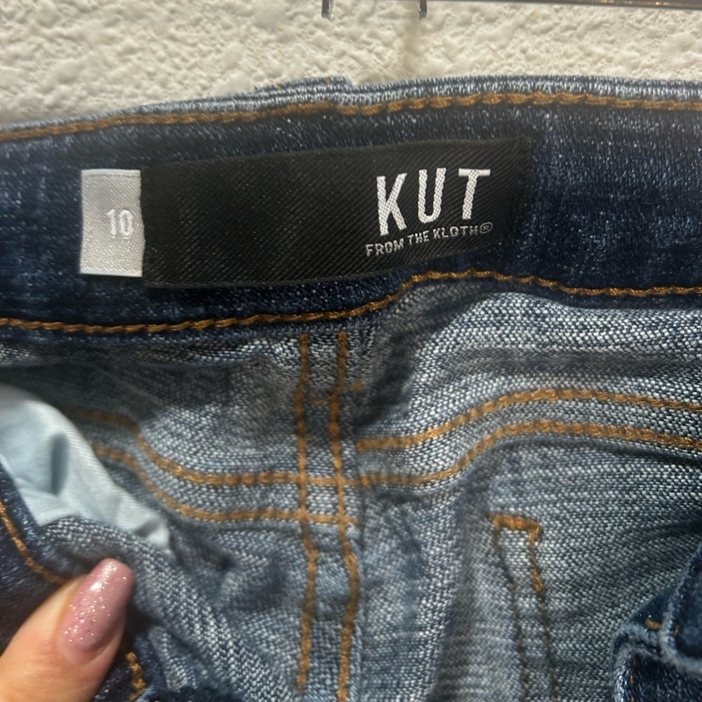 Kut from the Kloth Indigo Denim Jeans woman’s size 10 - Picture 2 of 8